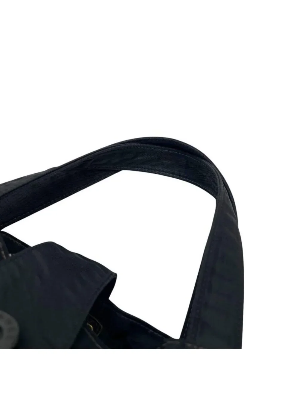 Chanel Nylon CC Logo Hand Tote Black